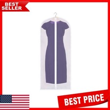 Large 53x23 Inch Zippered Garment Bag - Water Repellent, Dust Proof Storage