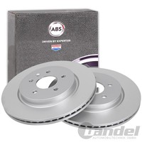 2X A.B.S. Bremsscheiben 315Mm Hinten Passend FüR Opel Zafira Vauxhall Zafira