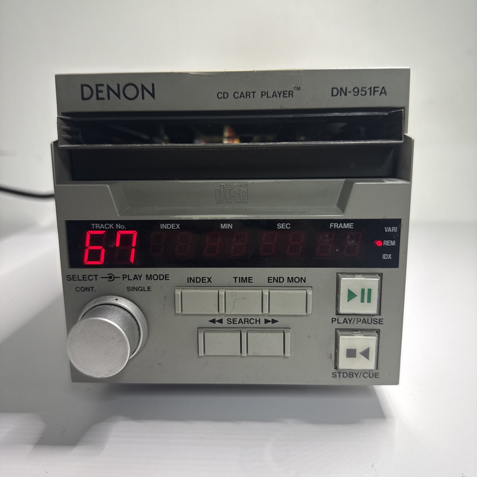 Denon DN-951FA Professional Audio CD Cart Player Powers On *Untested*