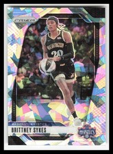 2024 Panini Prizm WNBA #80 Brittney Sykes Ice Prizm