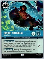 Bruno Madrigal - Oasis Oracle 218/204 Wilds Unknown Epic Foil