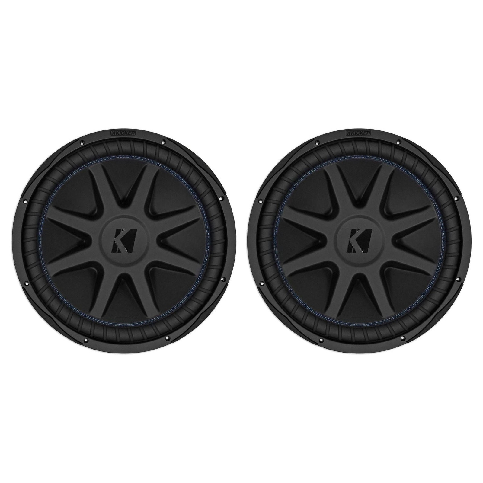 2 Автомобильные сабвуферы Kicker 44CVX154 Comp VX CVX 15 мощностью 4000 Вт Сабвуферы CVX15-4 44CVX15-4 81290₽