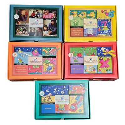 Hooked On Math Master The Facts Complete Set 1 - 4 & Parent's Toolbox
