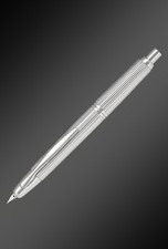 stylo plume Médium Pilot Capless Stripe Couleur Argent, Attributs Rhodiés