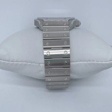 2025 Unworn Cartier WHSA0015 de Santos 39.8mm Steel Hand Wound Skeleton Watch 7