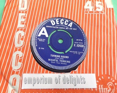 WISHFUL THINKING - Turning Round DECCA DEMO 7 inch vinyl Ex+