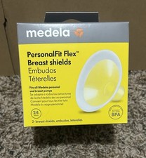Medela PersonalFit Flex Breast Shields 2 Count Medium 24mm Sealed