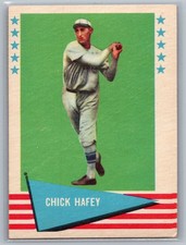 1961 Fleer Baseball Greats - Chick Hafey #39 (RC) - HOF EX *TEXCARDS*