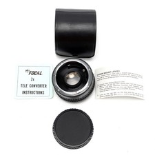 Focal MC 2X Teleconverter Canon FD Mount