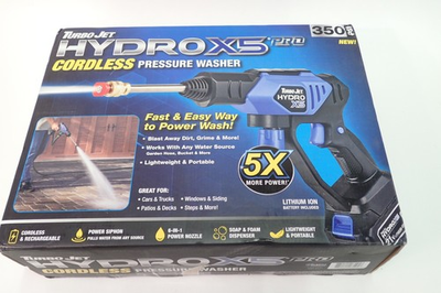 #ad Turbo Jet Hydro X5 Pro Portable Cordless Pressure Washer with Battery $69.99