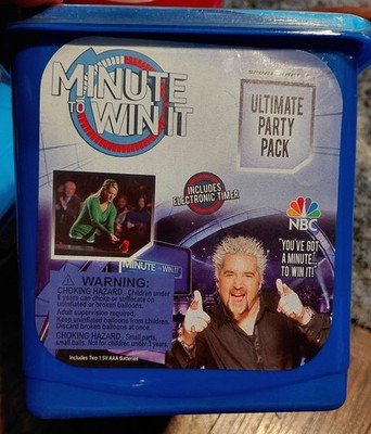 Minute To Win It Game Ultimate Party Pack