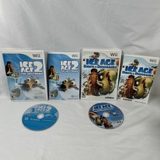 Nintendo Wii Ice Age Bundle Dawn of the Dinosaurs Ice Age 2 Meltdown w/ Manuals