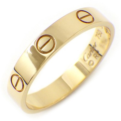 Cartier Ring Love kleines Modell B4085056 Ehering 750 Gelbgold #56 US7,5