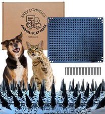 10 Pk: Scat Mats, Cat Repellent Mats, Keep Dogs Off Furniture, Scat Mat for C...