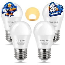 3W LED Bulbs Soft White 2700K, A15 E26 Low Watt Light Bulbs, 4 Pack