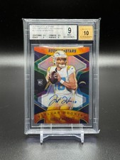 2020 Rookies & Stars Stellar Auto #4/10 Justin Herbert BGS 9 Auto 10 Chargers