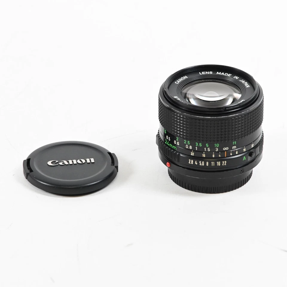 Lente Canon FD 24 mm f2,8 NFD FDn #376