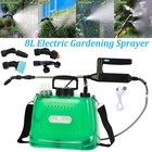8L Automatic Garden Plant Mister Watering Can With Spray Gun Telescopic Wand New