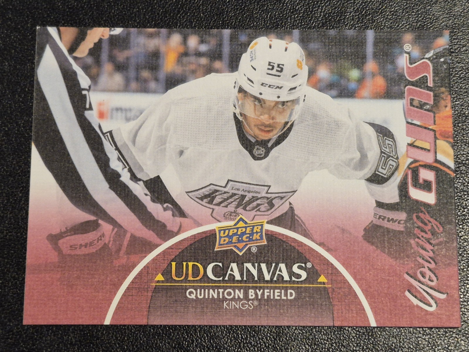 2021-22 Upper Deck Canvas Young Guns Quinton Byfield #C91 (RC) Rookie Y.G.