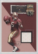 2002 Flair Jersey Heights Jerseys Jeff Garcia qw7