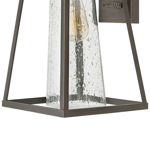 Hinkley Burke 14" High Bronze and Clear Glass Outdoor Wall Light - Picture 4 of 9