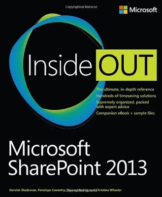 Microsoft  SharePoint  2013 Inside Out (Inside Out (Microsoft)) - Coventry, Pene