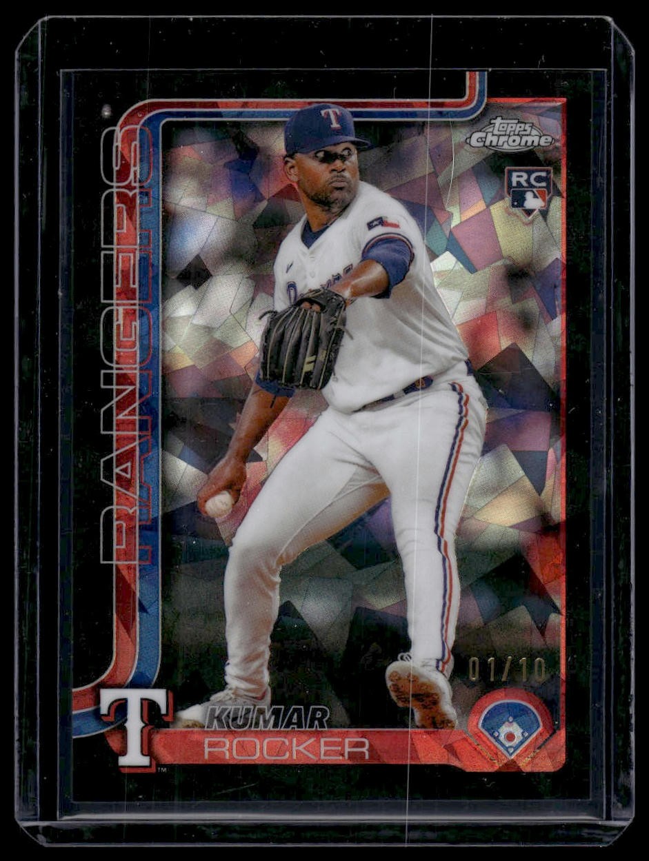 2025 Topps Chrome Sapphire Edition #73 Kumar Rocker Black #/10