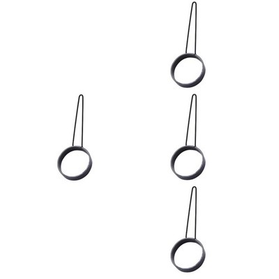  Set of 4 Kochringe Wiederverwendbarer Eierbratring Nicht-Schicht-Eierringe