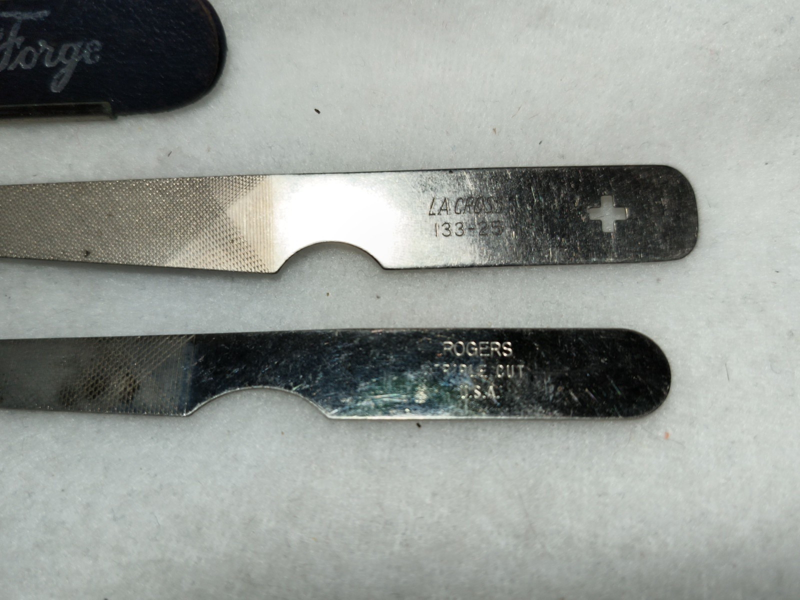 Vtg. Lacrosse Stainless Steel Nail Manicure Pedicure File Rogers Millers Forge