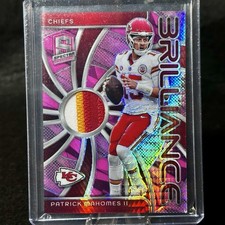 2024 Panini Spectra | Brilliance Patrick Mahomes II #BRI-PMS Neon Pink Prizm /15