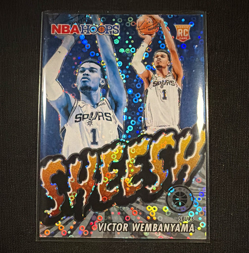 Panini 2023-24 NBA Hoops Disco Prizm Sheesh Victor Wembanyama #12 RC Spurs