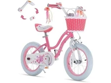 RoyalBaby EZ Stargirl Girls Bike 12 14 16” Pink Purple Kids Bicycle w/Brakes NEW