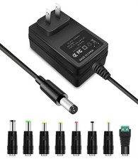 9V 2A Power Adapter AC Power Supply Cord 9 Volts 2 Amps Regulated Switching C...