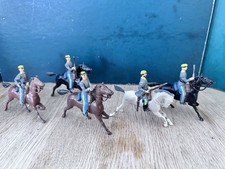 Britains: Confederate Cavalry. Post War c1950s. One Converted