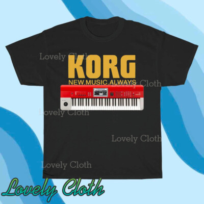 New KORG Music Logo Men_s T-Shirt Funny Size S to 5XL
