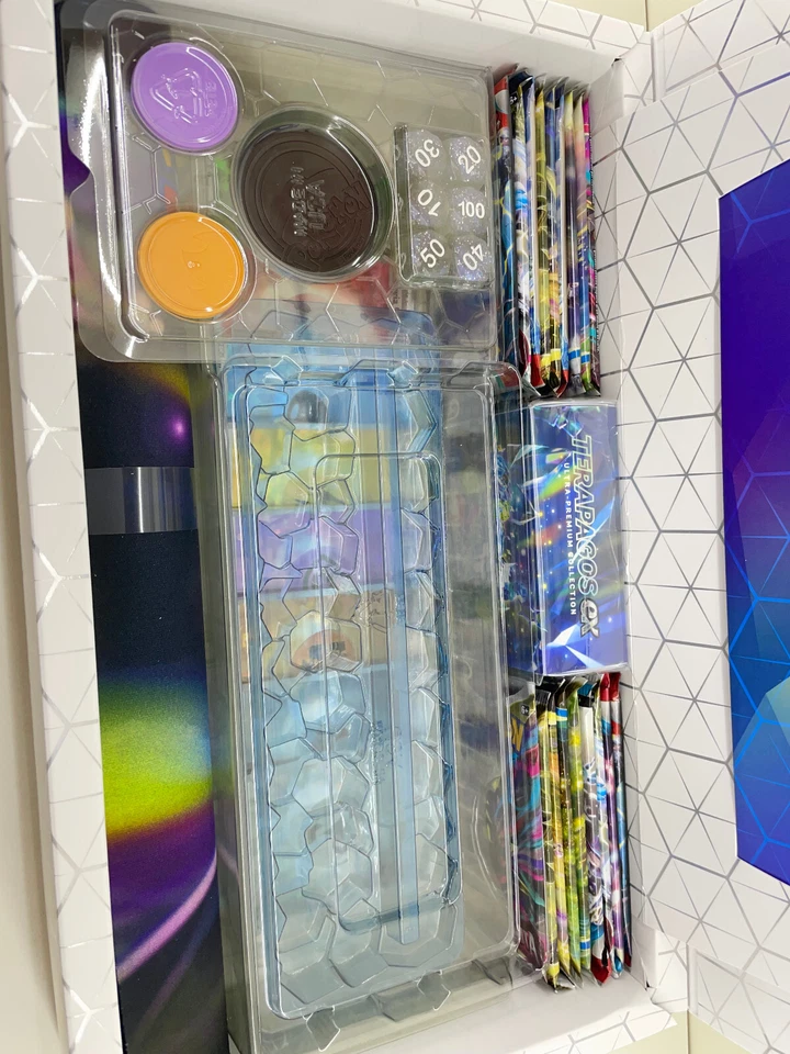 Pokemon TCG Terapagos  Elite Trainer Box 18 BOOSTER ❗Spanien❗ Geöffnet ! B-WARE - Bild 4 von 4