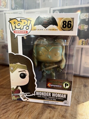FunkoPop！178 WONDER WOMAN 限定版 Funko Pop! Heroes DC Wonder Woman 178 Original Colecionavel - Moça