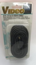 Recoton 25 ft. S-Video Cable Gold Plated Plugs TV VCR DVD Satellite Receiver