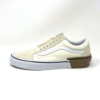 vans gum block white