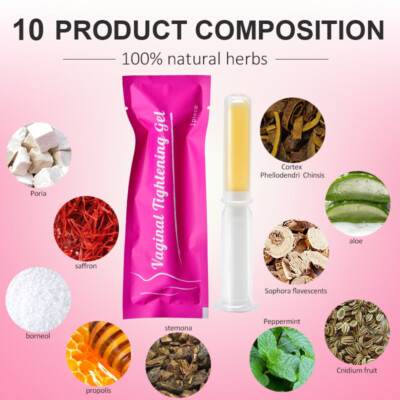 10 bags Herbal Vaginal Tightening Gel Anti Odor Itching Cream Detox Rejuvenate