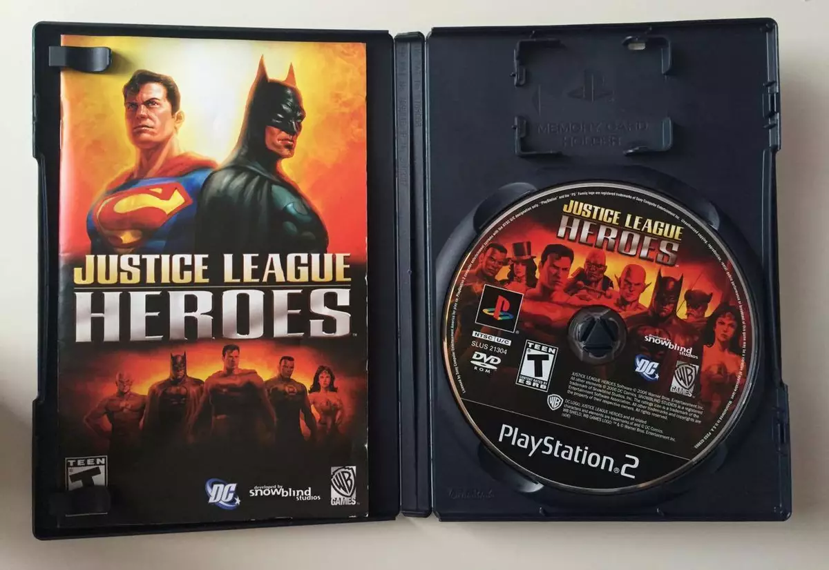 All DC Superheroes Games on PS2 