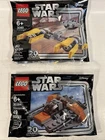 Lego Star Wars 30384 & 30461 Snowspeeder & Podracer SW 20 Years Set Packs Lot 2