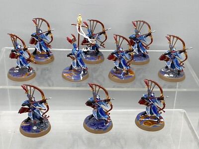 GW AoS - Lumineth Realm-Lords Vanari Auralan Sentinels bemalt (6A4 Y284)