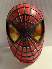 Hasbro Marvel Amazing Spider-Man Talking Mask 2012 Adjustable Strap Tested Works