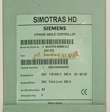 1PCS SIEMENS AC SPEED REGULATOR 6SG7076-0EB60-0-Z Z=D64+D74 USED