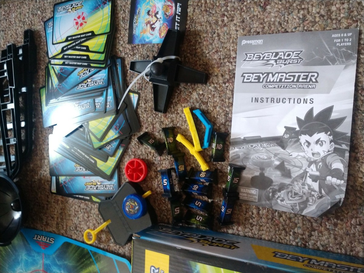 Beyblade Burst Bey Master Competition Arena Game COMPLETE Fun Action  Boardgame