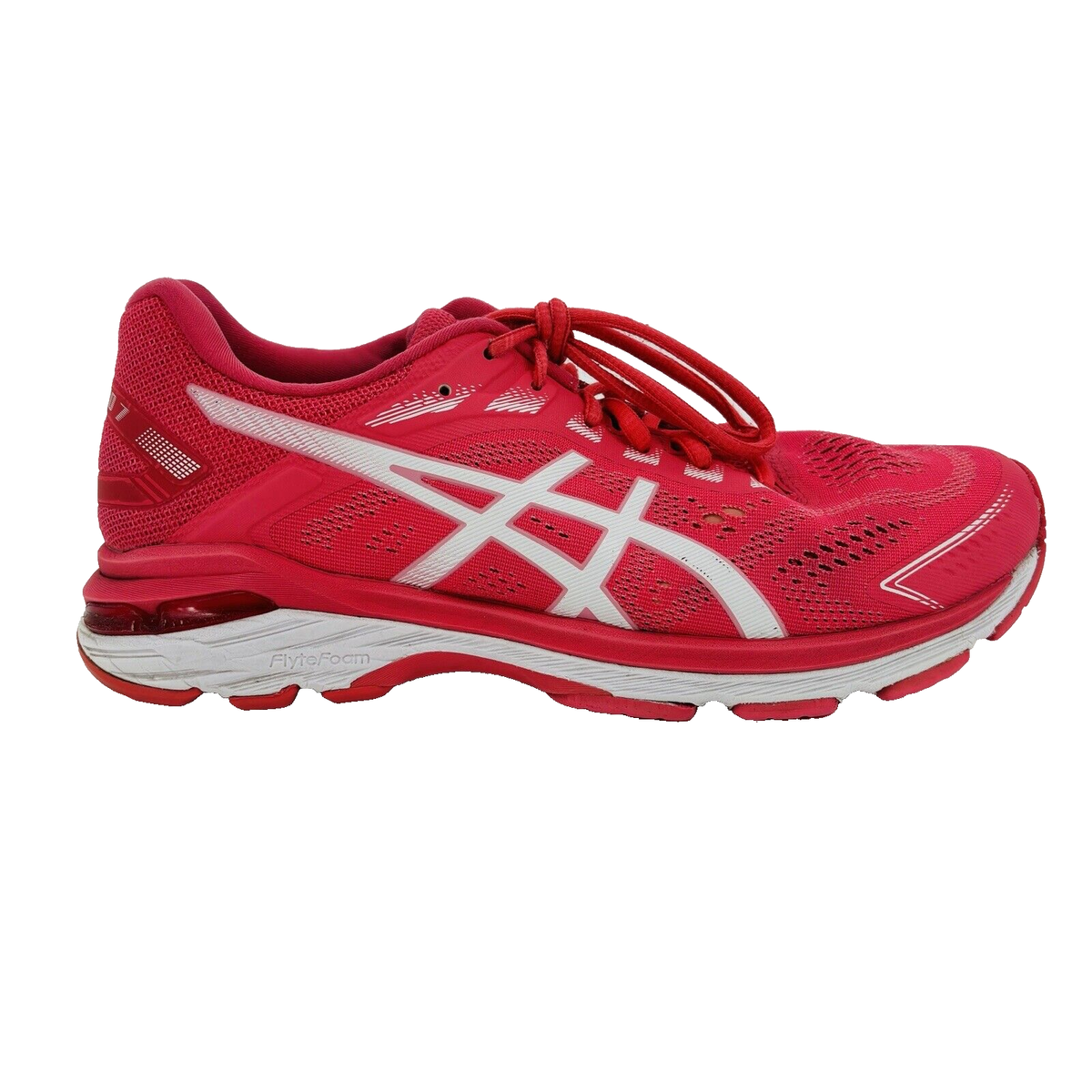 Women’s Asics GT 2000 Running Walking Sneakers Pink White Shoes 1012A147