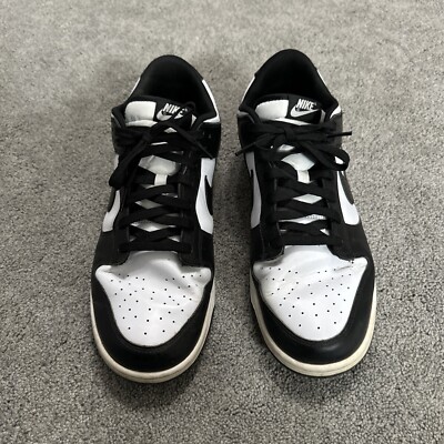 Nike Dunk Low Retro Panda Black Athletic Shoes Sneakers Men's US 13 DD1391-100
