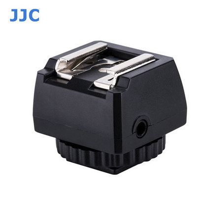 JJC JSC-9 Hot Shoe Adapter with Cold Shoe Foot and 1/4 -20 Tripod Socket with PC