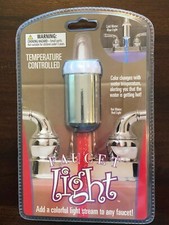 Hog Wild Red / Blue Temperature Controlled Faucet Light NEW